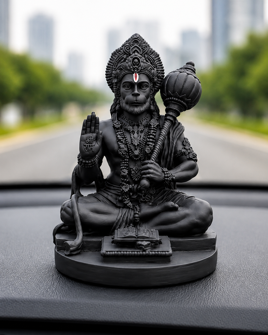 Premium Hanuman Ji Car Dashboard Idol