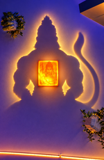 Hanuman ji Shadow Box