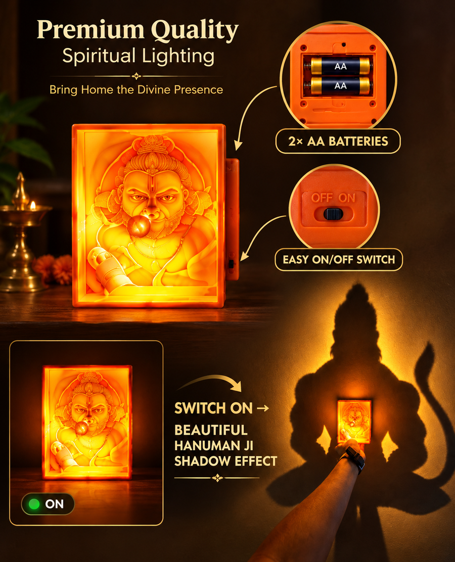 Hanuman ji Shadow Box