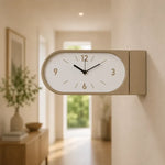 Luxury Dual-Sided Perch Wall Clock