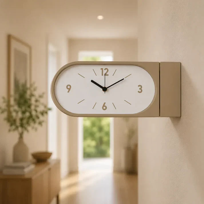 Luxury Dual-Sided Perch Wall Clock