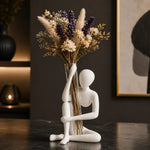 Modern Human Figure Flower Holder Vase