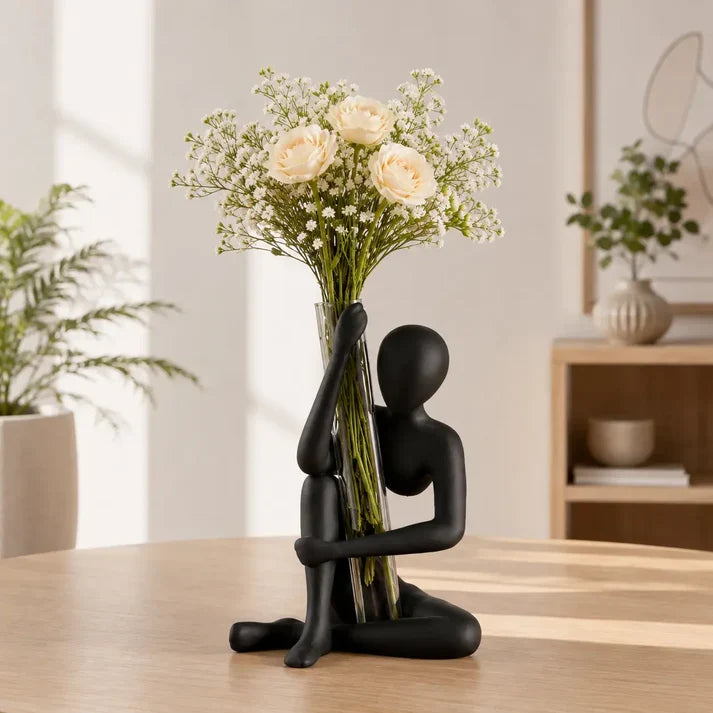Modern Human Figure Flower Holder Vase