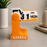 Custom Retro Perpetual Desk Calendar