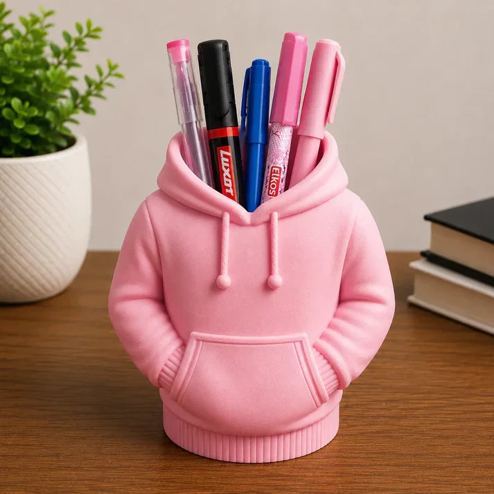Aesthetic Hoodie Style Pen Holder