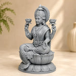 Goddess Lakshmi Sitting Lotus Murti