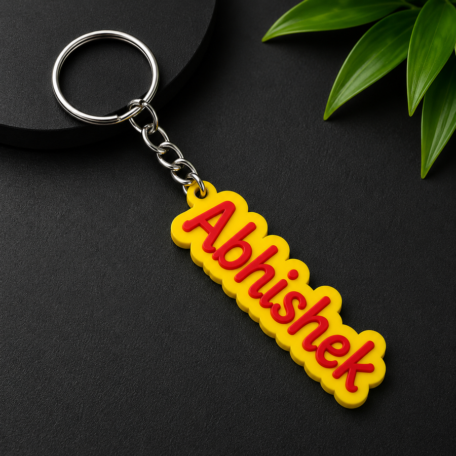 Personalised 3d Name Key Chain