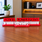 Premium Customised 3D Printed Desk Name Plate