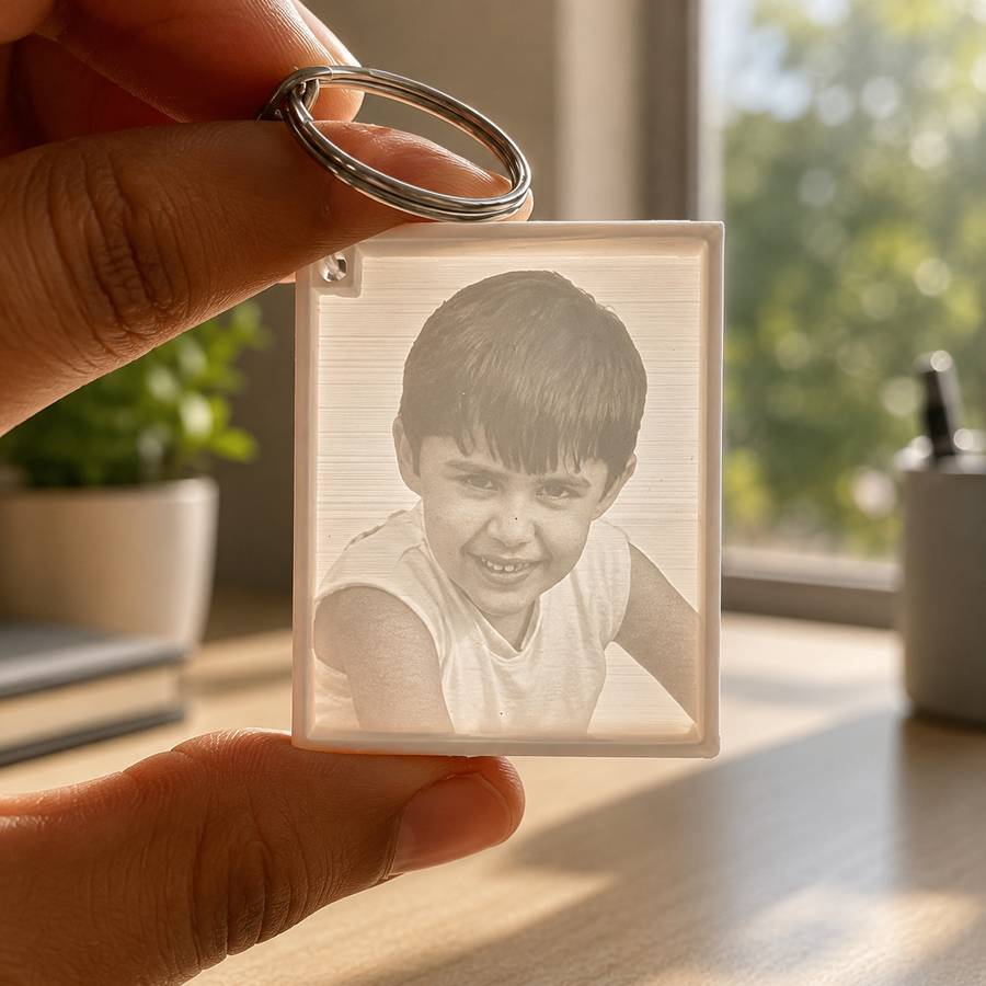 Lithophane Keychain