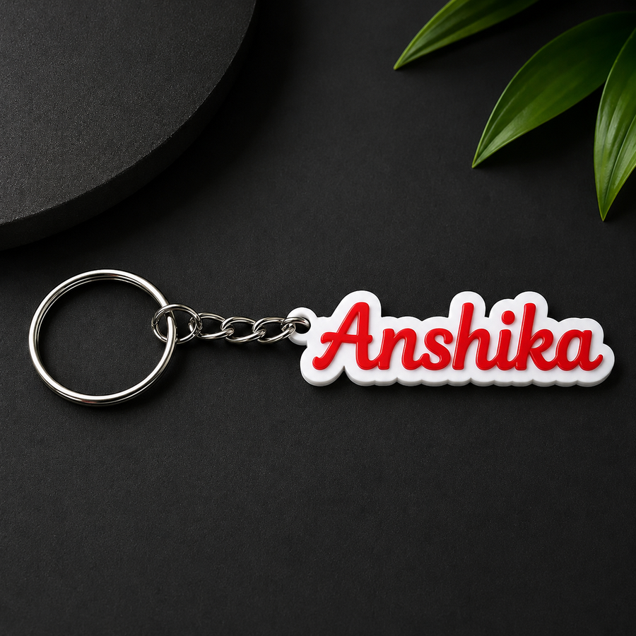 Personalised 3d Name Key Chain